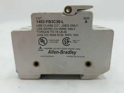 Allen-Bradley 1492-FB3C30L Ser.A Fuse Holder