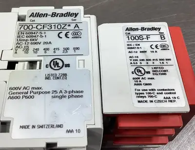 Allen-Bradley 700S-CF620ZJC /A Safety Control Relay 24VDC Coil 4E-43
