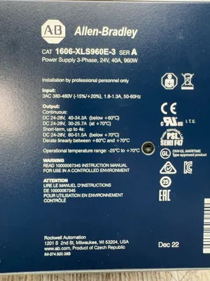 Allen Bradley 1606-XLS960E-3 Electrical/PLC/Automation | ESS Industrial Equipment Sales (8)