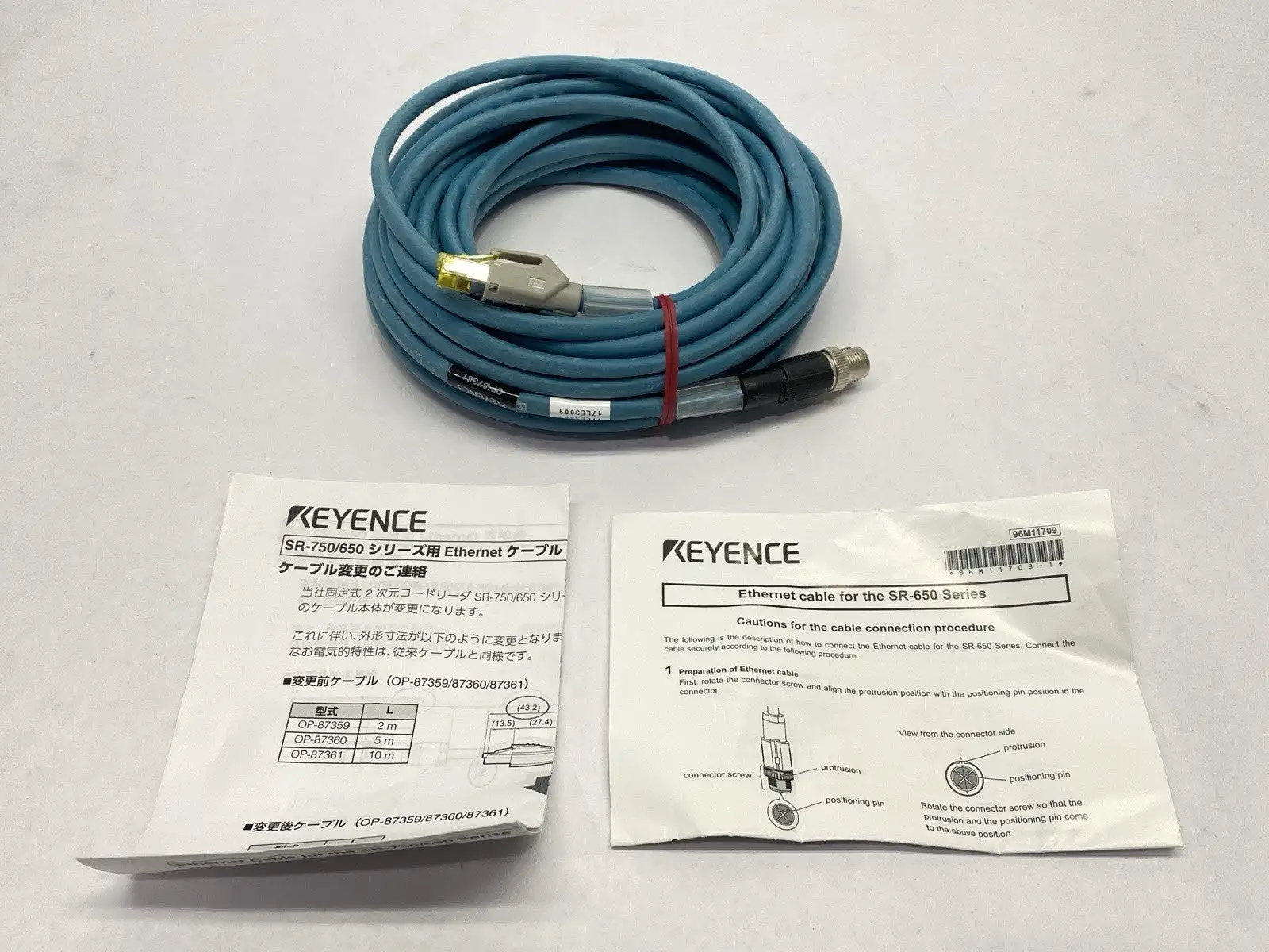 New | in-Stock KEYENCE ETHERNET CABLE NFPA79 COMPATIBLE 10M Cable & Wire | Maverick Industrial Sales #1104189