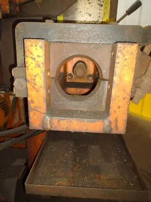 3" HUTH MODEL #2007 HYDRAULIC RAM TYPE TUBE BENDER & END FORMER: STOCK #19709
