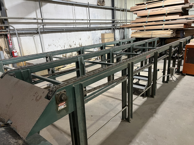 Automated Lumber Handling Infeed Package Deck Chains for 16' Lumber