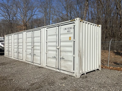 2025 High Cube 40’L x 8’W x 9’ 6”T Metal Shipping/Ground Container