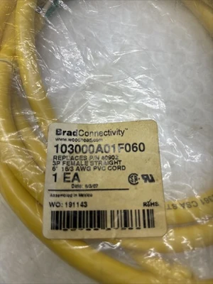 NEW Brad Connectivity 10300A01F060