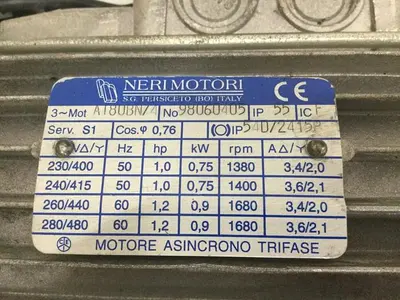 USED NERI MOTORI AT80BN/4