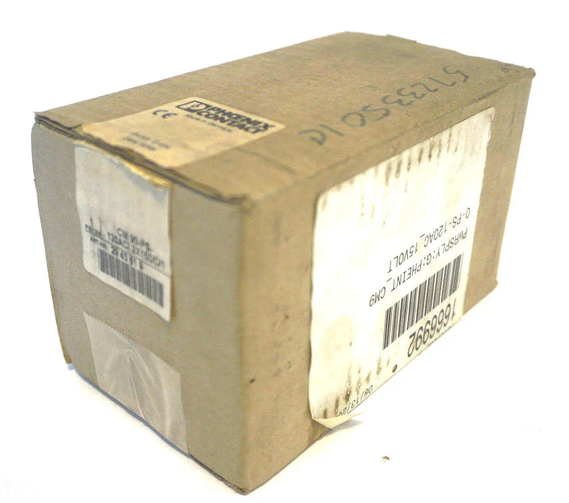 NEW PHOENIX CONTACT CM 90-PS-120AC/2X15DC/1 POWER SUPPLY CM90PS120AC2X15DC1