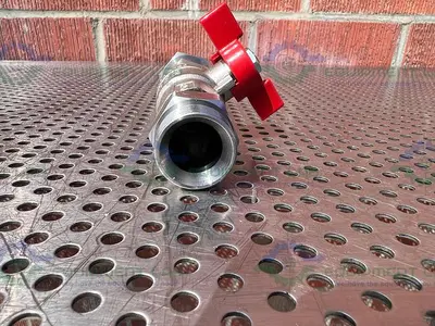 NEW CHEMGLASS CG-1969-M-26 M30 STAINLESS STEEL BALL VALVE MALE TO FEMALE 3/4"