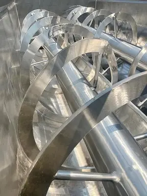 Used Rietz Double Ribbon Blender, 150 Cubic Feet