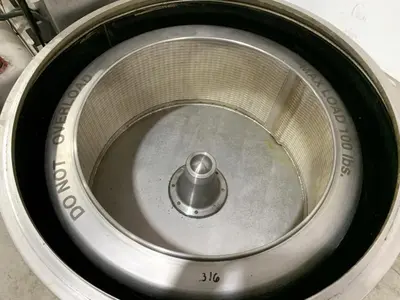 North Star 755 XP perforate basket centrifuge, 304SS.