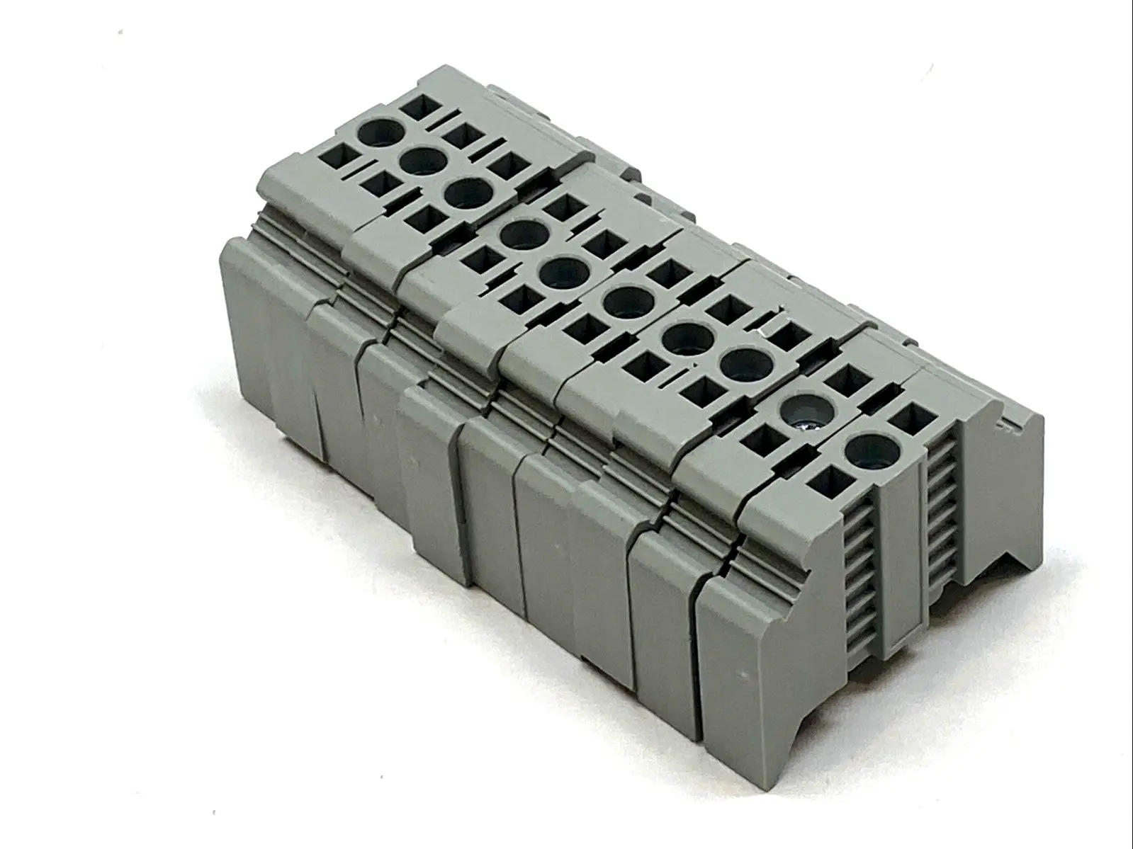E/NS 35 N | Phoenix Contact E/NS 35 Terminal End Bracket DIN Rail Gray NS35 LOT OF 10 - Used