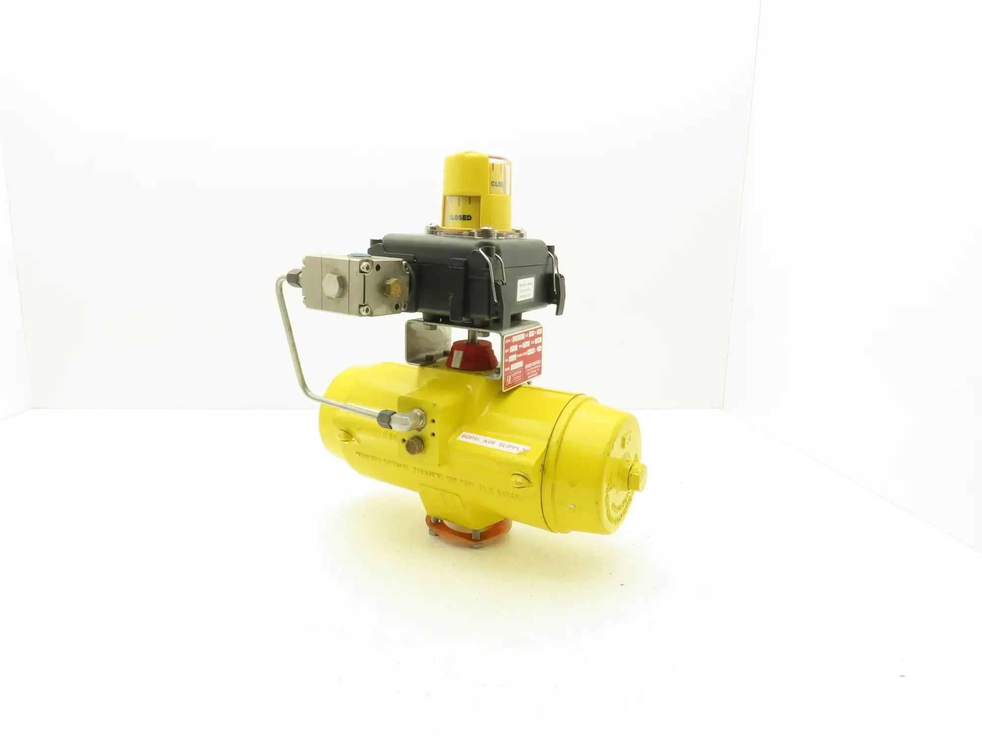 Hytork-280 Pneumatic Valve Actuator Spring Return Westlock Positioner 44 Series