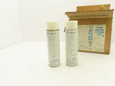 State 39R4 Cutting, Lubricating and Cooling Fluid Aerosol Can Lot of 12