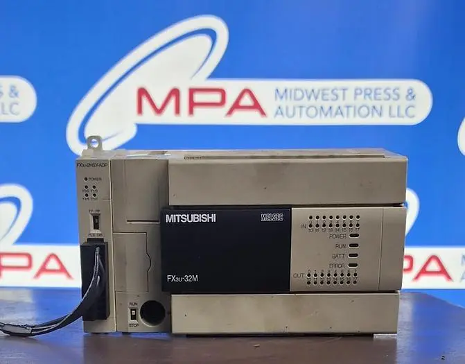 Used MITSUBISHI FX3U-32MT/ESS PLC Processors Michigan US | Midwest Press and Automation #631617