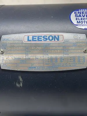USED LEESON LEESON C6T34NB1C 3 PH 1/2HP