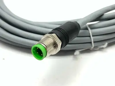 New | in-Stock MURRELEKTRONIK DBL-ENDED CORDSET M12 MALE 0° / M12 FEMALE 0° Cable & Wire | Maverick Industrial Sales #1106239