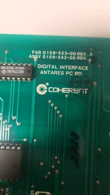 0159-553-00 REV A 0159-552-00 DIGITAL INTERFACE ANTARES PC BD COHERENT BOARD