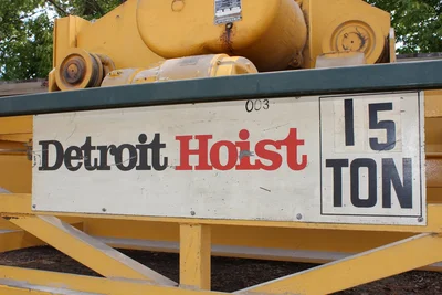Detroit Hoist 15 Ton Bridge Crane