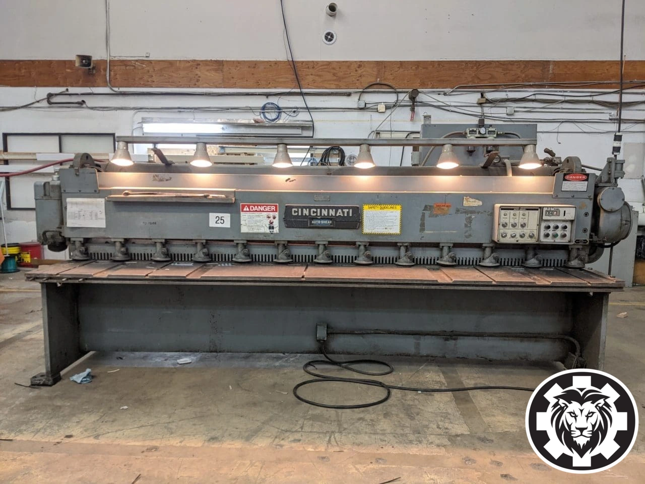 10 Gauge x 12′ Cincinnati 1012 Auto Shear – Back Gauge