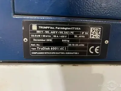 USED 2018 TRUMPF TRULASER 3030