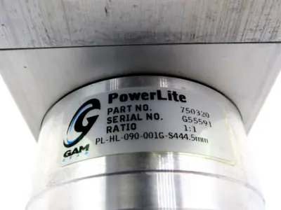 NEW POWERLITE 750320 GEARBOX RATIO 1:1 PL-HL-090-001G-S444.5MM