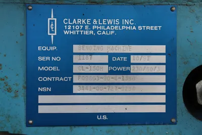 USED CLARKE CL-150H