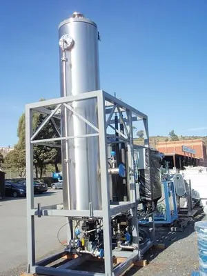 Scrubber, Solvent Recovery, 600 CFM, S/st, Chiller, Carbon, #C737471