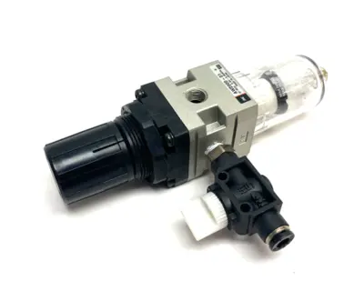 USED SMC MODULAR FILTER REGULATOR 0.05~0.85MPA SET PRESS
