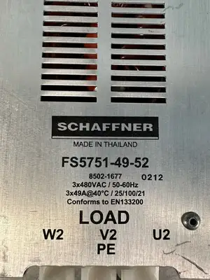 Used Schaffner _UNKNOWN_ Electronics & Components South Carolina US | Palmetto Automation #1495812