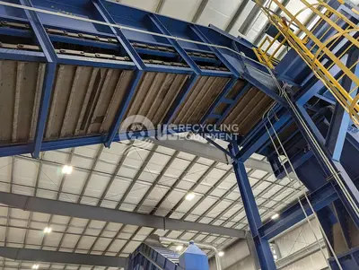 USED 2022 AMERICAN PULVERIZER PRE-SHREDDER/CONVEYOR SYSTEM
