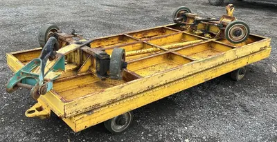 10,000 LBS X 4' X 9' HEAVY DUTY MOBILE TRANSFER / MOVING CART: STOCK #23520