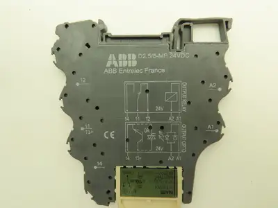 ABB D2.5/5-R121L | APE 30024 Relay DIN Rail 24VDC 6A 277VAC Lot of 18