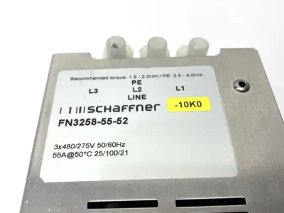 USED SCHAFFNER POWER LINE FILTER 3-PHASE 520/300V 130A