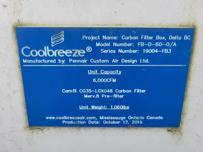 USED 2019 COOLBREEZE FB-D-60-0/A