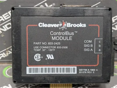 Used Cleaver Brooks Control Bus Module 833-2425 ControlBus CB Hawk