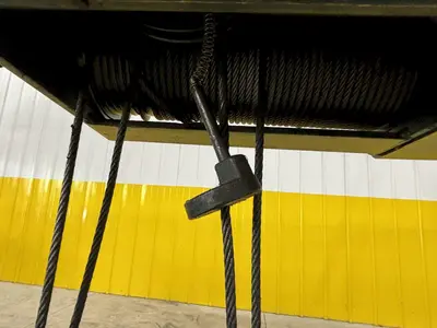7.5 TON x 27'-4" MOVE HANDLING SYSTEMS SINGLE GIRDER BRIDGE CRANE W/ SHAW-BOX HOIST: STOCK #21010