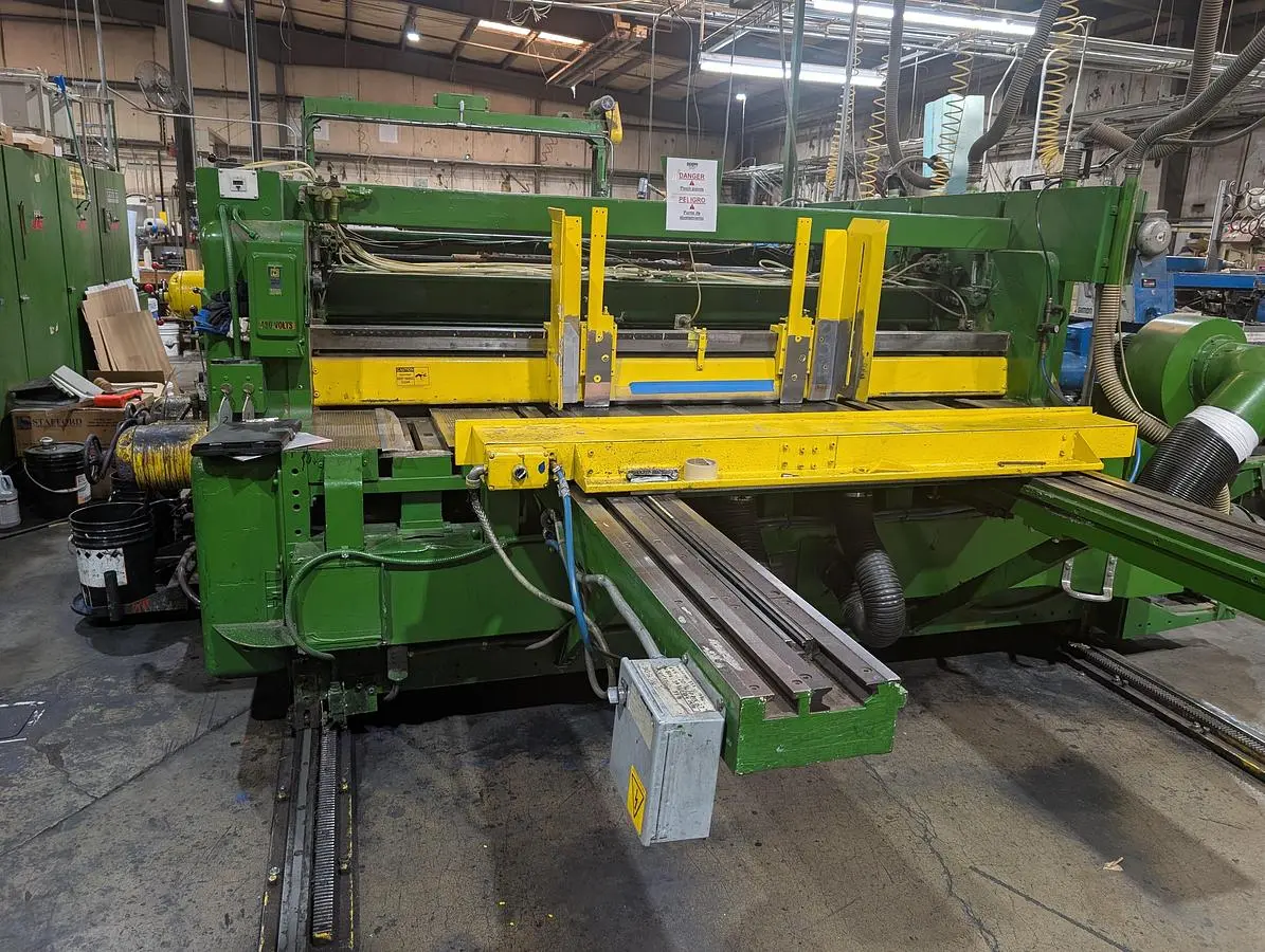 66" x 113" Ward-Genco 2 color Rotary Die Cutter