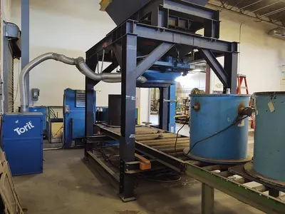 USED GENERAL KINEMATICS MINI LOST FOAM MOLDING LINE