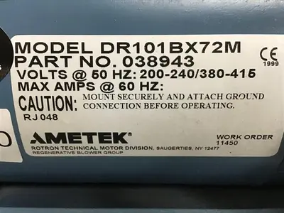 USED AMETEK DR101BX72M