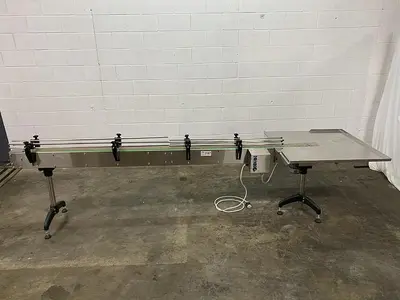 9' Modular Conveyor with Accumulation Table