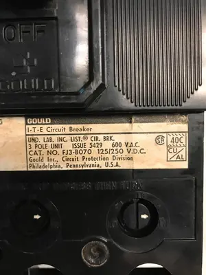 New | in-Stock ITE FJ3-B070 Miscellaneous Equipment (Electrical & Power) | Surplus Asset Holdings #1194831