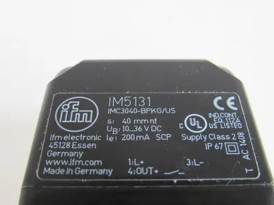 NEW EFECTOR IMC3040-BPKG/K1/US-100-DPS-IM5131 INDUCTIVE SENSOR