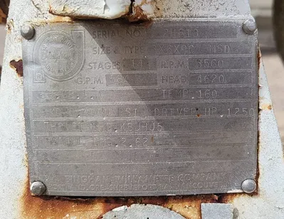 USED SULZER BINGHAM 3X6X9C MSD
