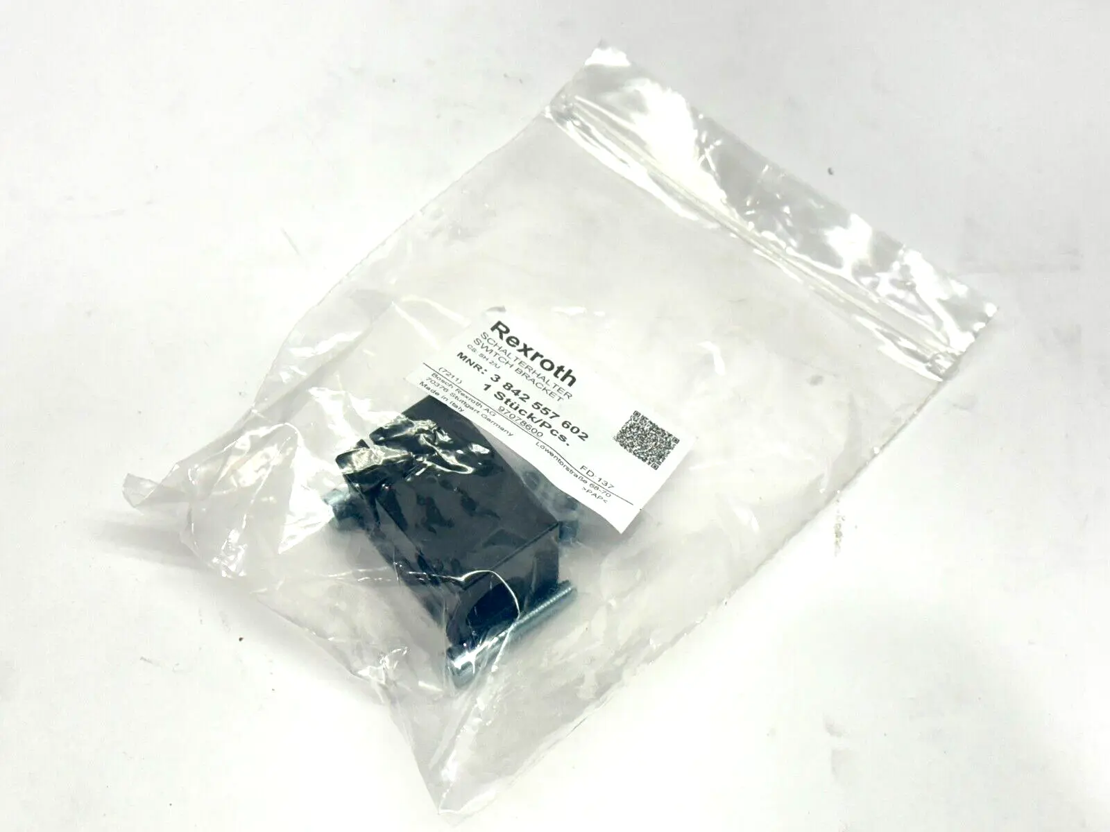 3842557602, 3 842 557 602 | Bosch Rexroth 3842557602 Switch Bracket SH 2/U - New