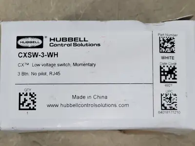 NEW HUBBELL CXSW-3-WH