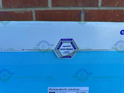 NEW EPPENDORF 951040048 MICROPLATES 96 / U-PP WHITE BOARDER PLATES PCR CLEAN