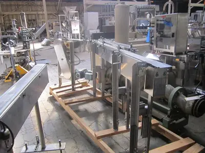 Conveyor, Belt, 3" x 9', S/st, 0.75 Hp, 30 Degree Turn, #C739206