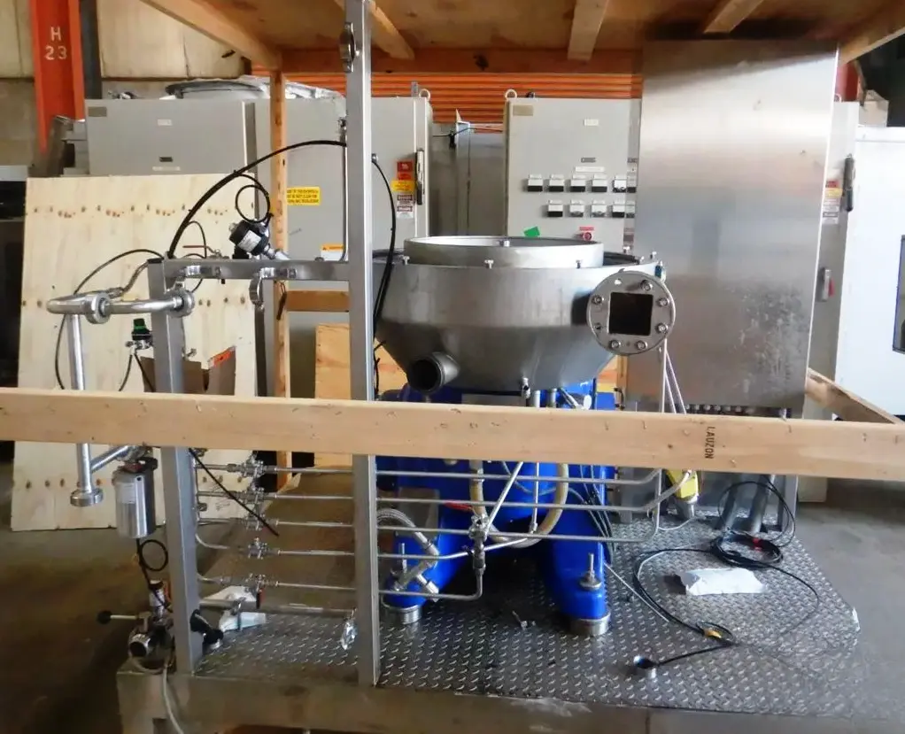 Alfa-Laval BREW 300 hermetic clarifier module, 316L SS.