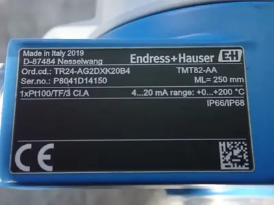 NEW ENDRESS+HAUSER TMT82AA