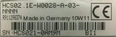 USED REXROTH HCS02.1E-W0028-A-03-NNNN SERVO DRIVE HCS021EWOO28A03NNNN