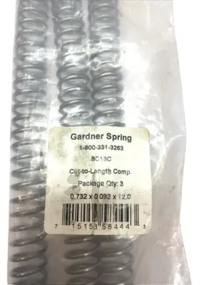 USED GARDNER COMPRESSION SPRING